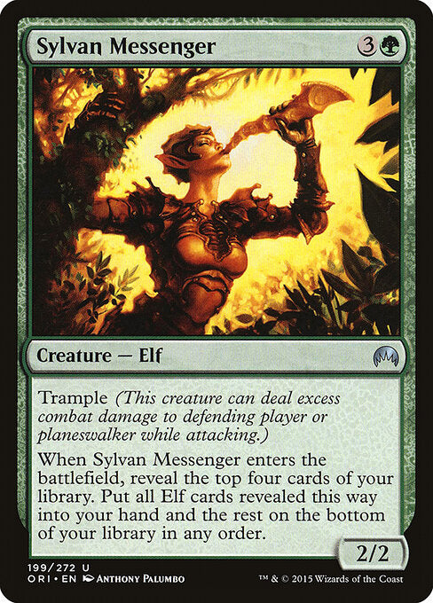Sylvan Messenger – Magic Origins (ORI-199) Magic: The Gathering card Imagen principal del producto
