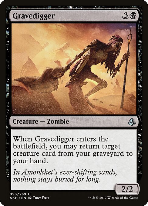 Gravedigger – Amonkhet (AKH-93) Magic: The Gathering card