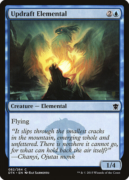 Updraft Elemental – Dragons of Tarkir (DTK-82) Magic: The Gathering card | LC-REM-20260804-15150777925964-9621c700-569d-4d07-847e-68b97113415f