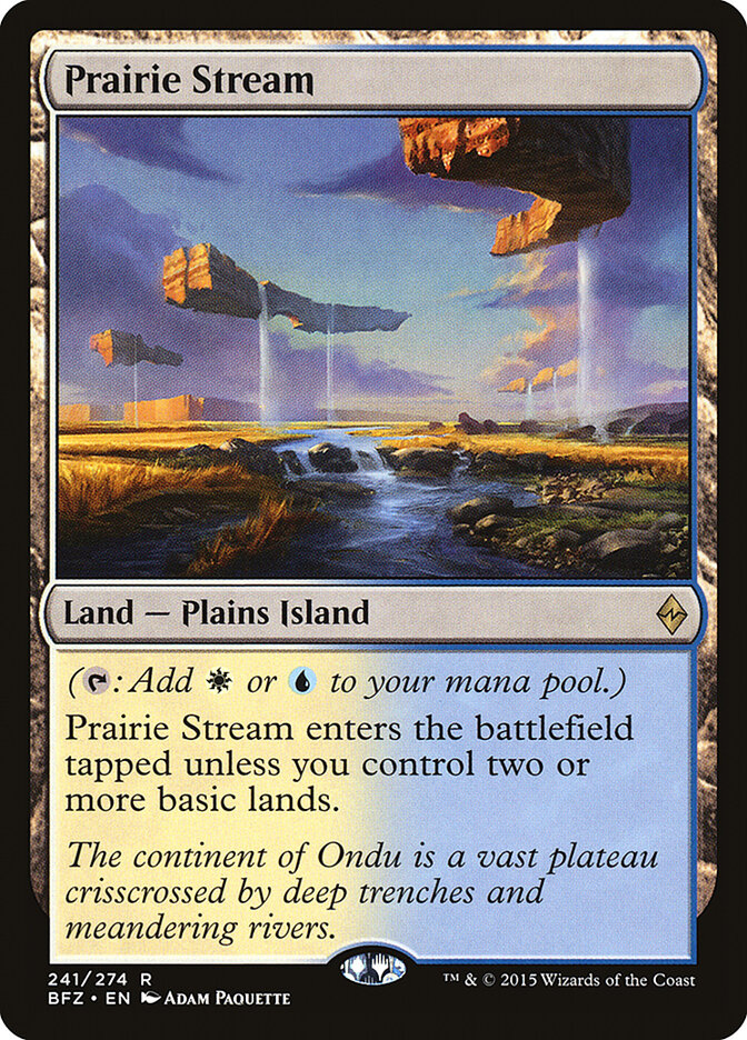 Prairie Stream - Battle for Zendikar (Rare) [BFZ-241]