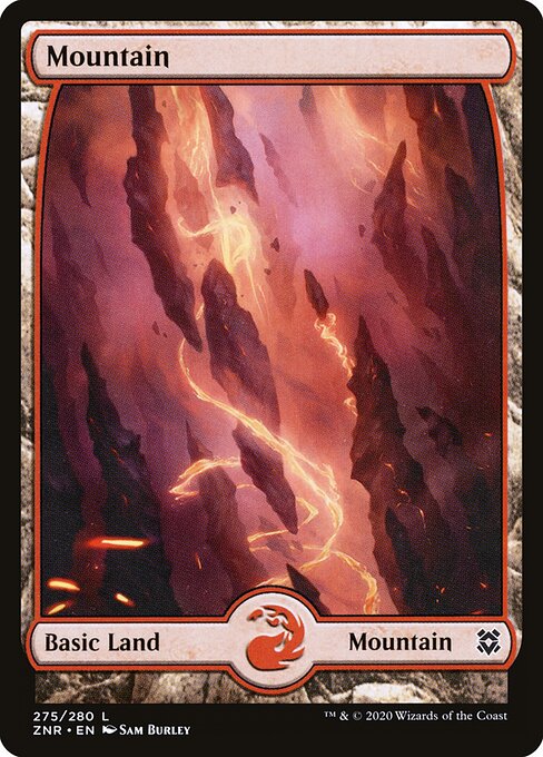 Mountain – Zendikar Rising (ZNR-275) Magic: The Gathering card | LC-REM-20260804-15765056487756-96297bcc-8480-4b14-8612-1c395d481bce Imagen principal del producto