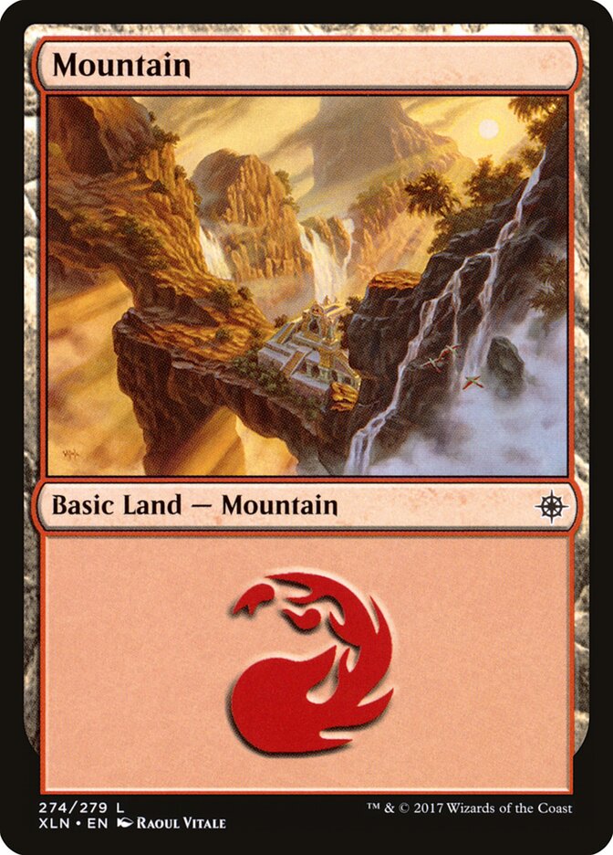 Mountain (V.3) - Ixalan (Land) [XLN-274]