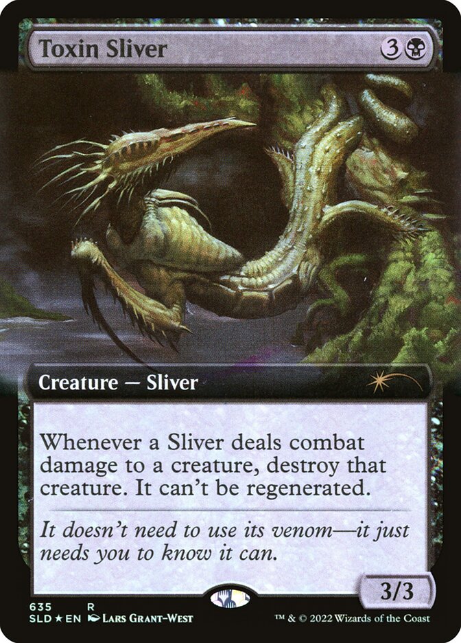 Magic-kaart Toxin Sliver SLD-635 uit Secret Lair Drop Series (Rare) Hoofdafbeelding