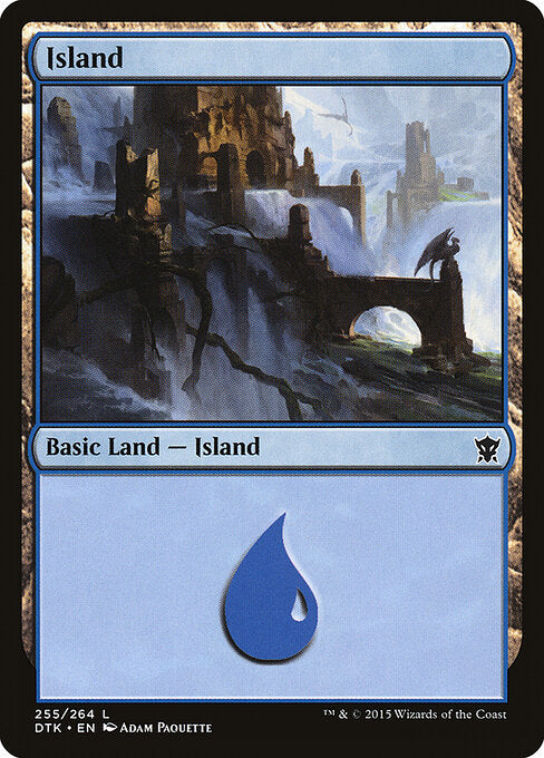Island – Dragons of Tarkir (DTK-255) Magic: The Gathering card | LC-REM-20260804-15765054554444-966ac118-6d94-4f3b-9873-7a2440ab92d9