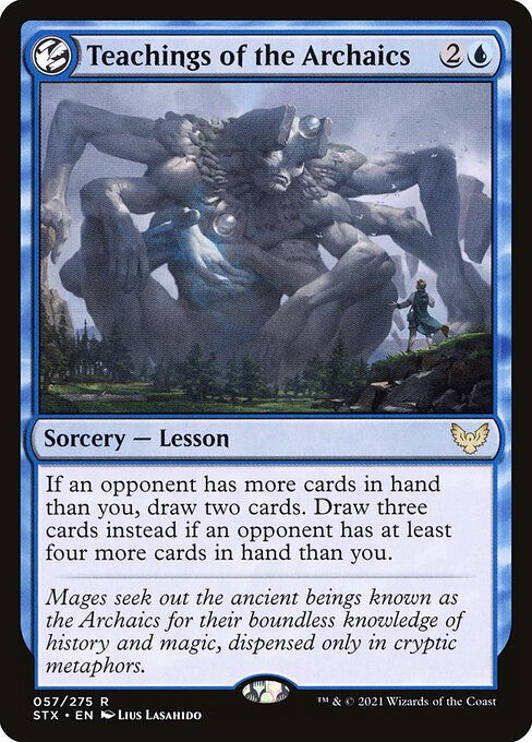 Teachings of the Archaics – Strixhaven: School of Mages (STX-57) Magic: The Gathering card