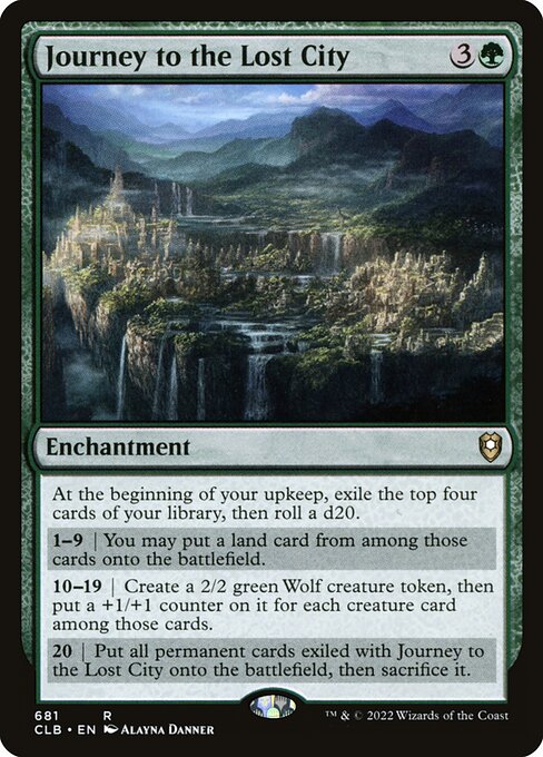 Journey to the Lost City – Commander Legends: Battle for Baldur's Gate (CLB-681) Magic: The Gathering card | LC-REM-20260804-15151725969740-967b19ce-062d-470c-8716-425a8dec0e18 Image principale du produit