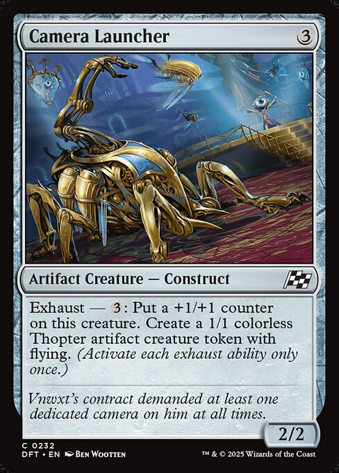 Camera Launcher – Aetherdrift (DFT-232) Magic: The Gathering card