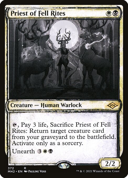 Priest of Fell Rites – Modern Horizons 2 (MH2-372) Magic: The Gathering card | LC-REM-20260804-15150846476620-96a63c64-bbf4-46cc-bffe-0992bea502cc