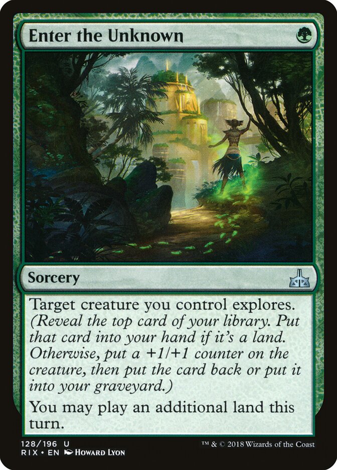 Enter the Unknown - Rivals of Ixalan (Uncommon) [RIX-128] Hoofdafbeelding