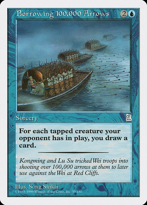 Borrowing 100,000 Arrows – Portal Three Kingdoms (PTK-35) Magic: The Gathering card | LC-REM-20260804-15520561922380-96b5362a-bbca-4dc3-a320-3664609fe169