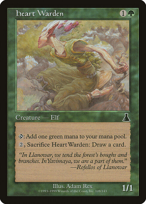 Heart Warden – Urza's Destiny (UDS-108) Magic: The Gathering card