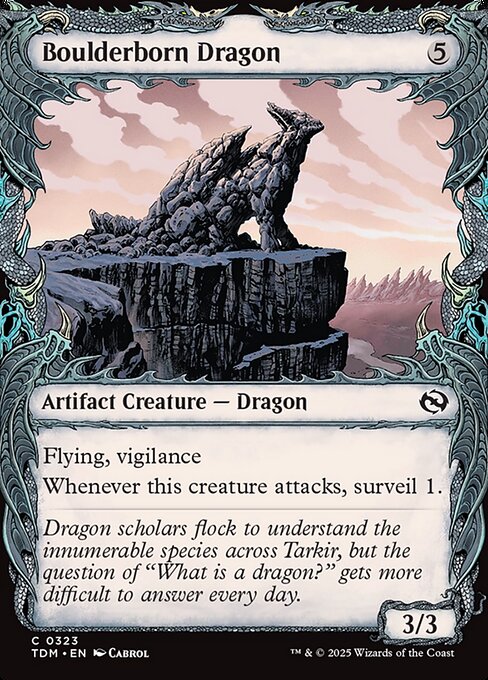 Boulderborn Dragon – Tarkir: Dragonstorm (TDM-323) Magic: The Gathering card | LC-REM-20260804-15401857155404-970e11f0-337a-46b5-9bff-4bcb7843ed3a Immagine principale del prodotto