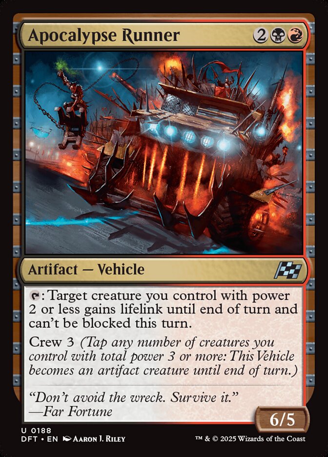 Magic-kaart Apocalypse Runner DFT-188 uit Aetherdrift (Uncommon)