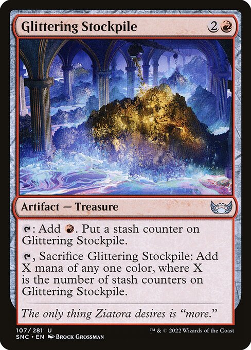 Glittering Stockpile – Streets of New Capenna (SNC-107) Magic: The Gathering card | LC-REM-20260804-15681709015372-973685e8-3df1-436b-b5c2-01573a92b61e