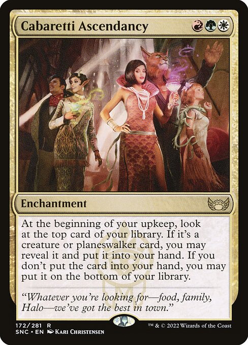 Cabaretti Ascendancy – Streets of New Capenna (SNC-172) Magic: The Gathering card