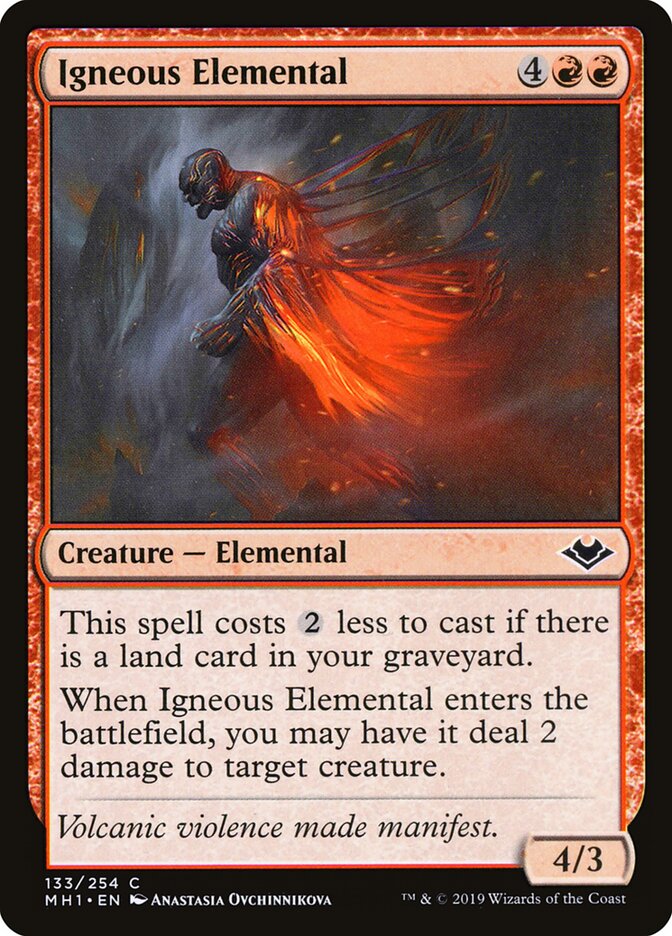 Igneous Elemental - Modern Horizons (Common) [MH1-133] Hauptbild