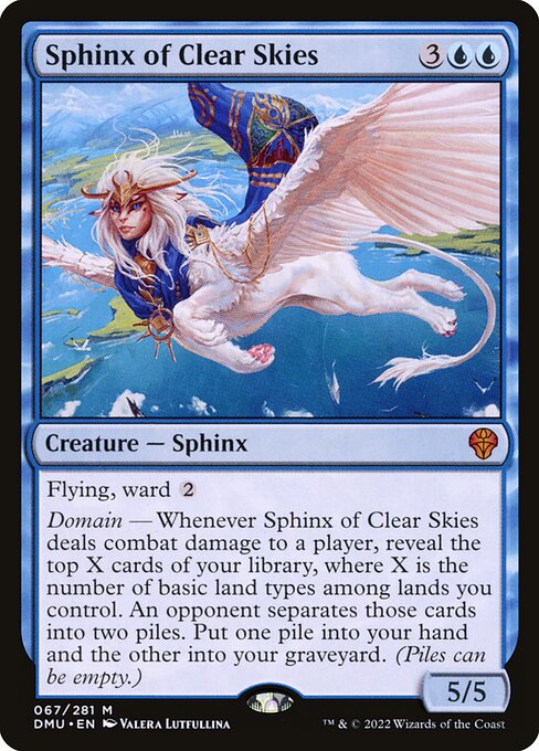 Sphinx of Clear Skies – Dominaria United (DMU-67) Magic: The Gathering card
