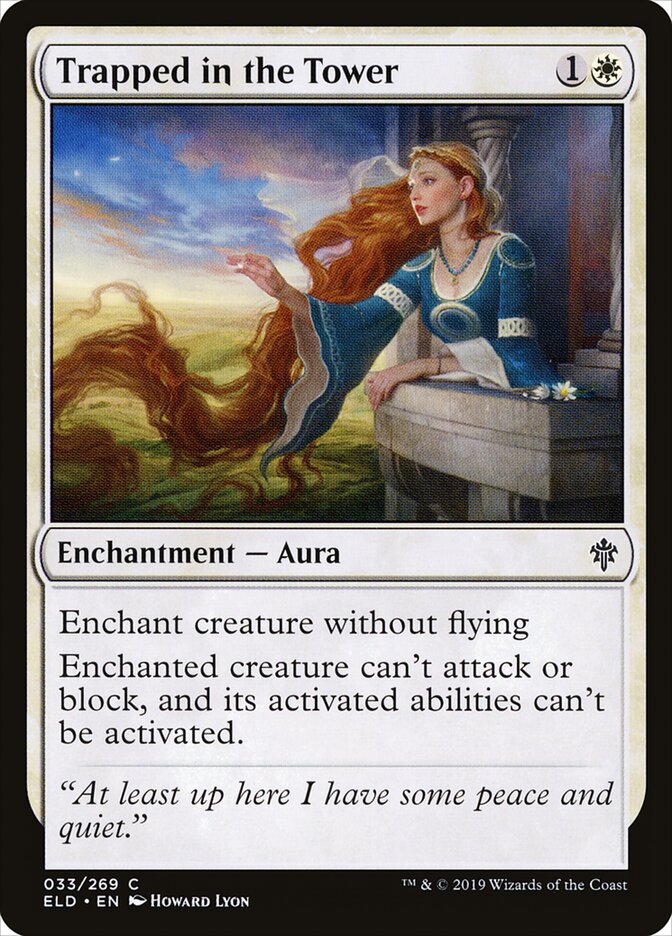 Trapped in the Tower - Throne of Eldraine (Common) [ELD-33] Immagine principale del prodotto