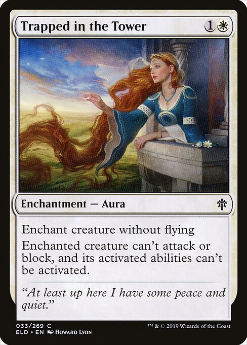 Trapped in the Tower – Throne of Eldraine (ELD-33) Magic: The Gathering card | LC-REM-20260804-15150800437580-974e84ce-5b51-4bd7-9a4d-b64d8f8f62d4