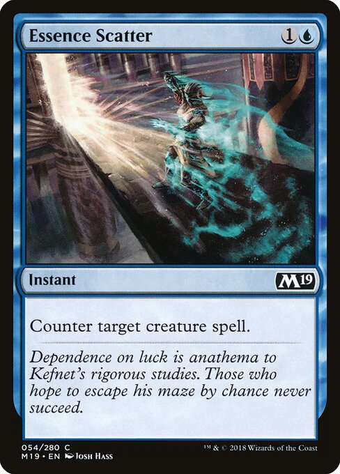 Essence Scatter – Core 2019 (M19-54) Magic: The Gathering card