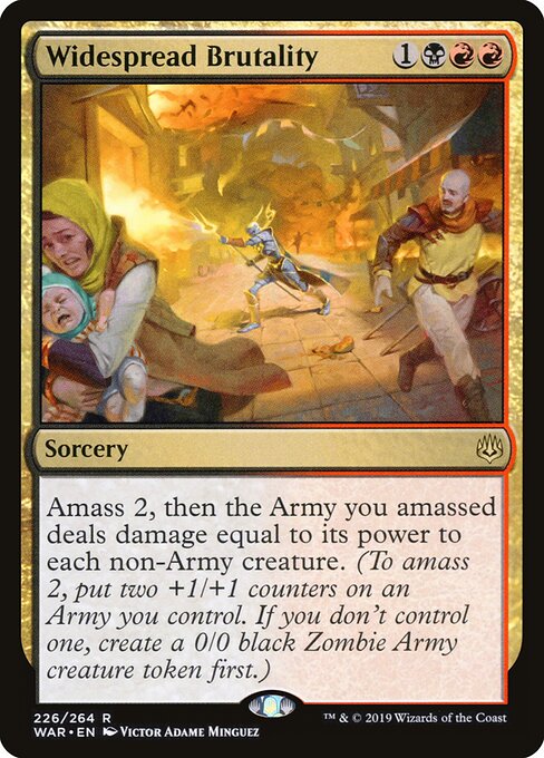 Widespread Brutality – War of the Spark (WAR-226) Magic: The Gathering card | LC-REM-20260804-15150831796556-97715d22-f432-4f67-b4ea-47b8fe6edca5 Hauptbild