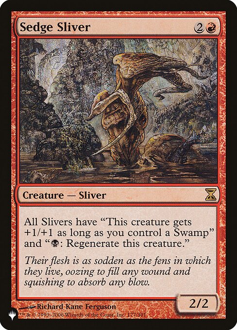 Sedge Sliver – The List (PLST-TSP-177) Magic: The Gathering card | LC-REM-20260804-15151853568332-97756bc9-0d6d-41bf-890c-46770ed1bcc9