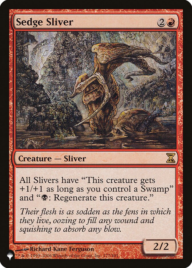 Magic-kaart Sedge Sliver PLST-TSP-177 uit The List (Rare)