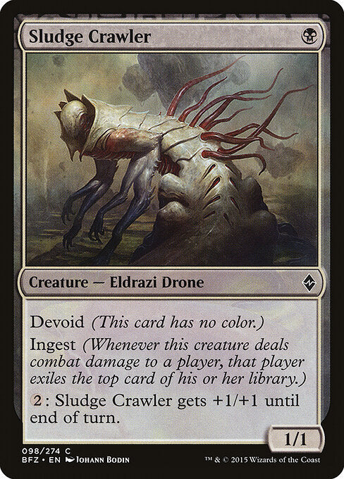 Sludge Crawler – Battle for Zendikar (BFZ-98) Magic: The Gathering card