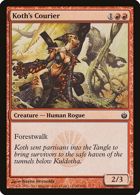 Koth's Courier – Mirrodin Besieged (MBS-68) Magic: The Gathering card Image principale du produit
