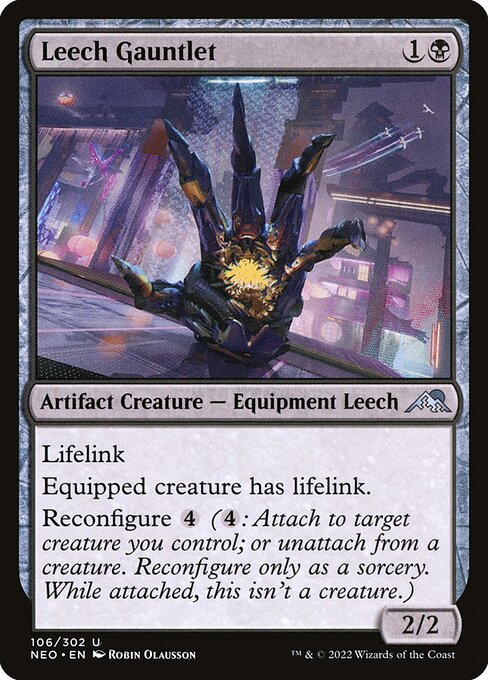 Leech Gauntlet – Kamigawa: Neon Dynasty (NEO-106) Magic: The Gathering card