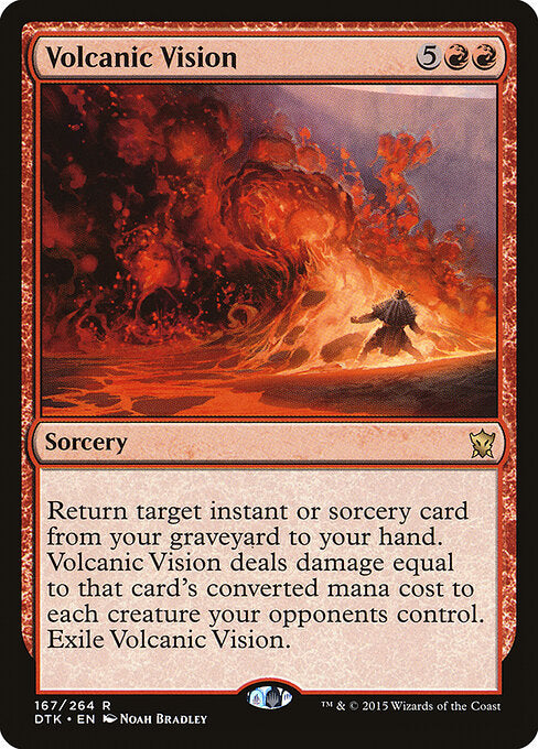 Volcanic Vision – Dragons of Tarkir (DTK-167) Magic: The Gathering card | LC-REM-20260804-15150645412172-979da13b-9be6-49cc-a62c-67eeea289612