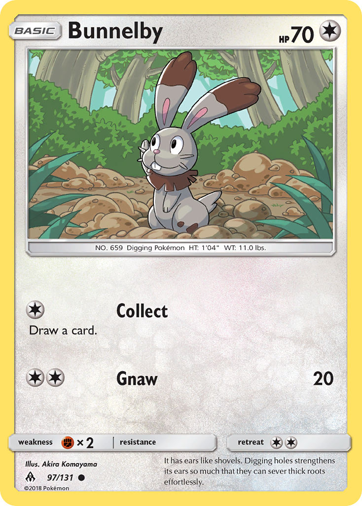 Bunnelby – Forbidden Light 97 – Pokémon TCG single card Image principale du produit