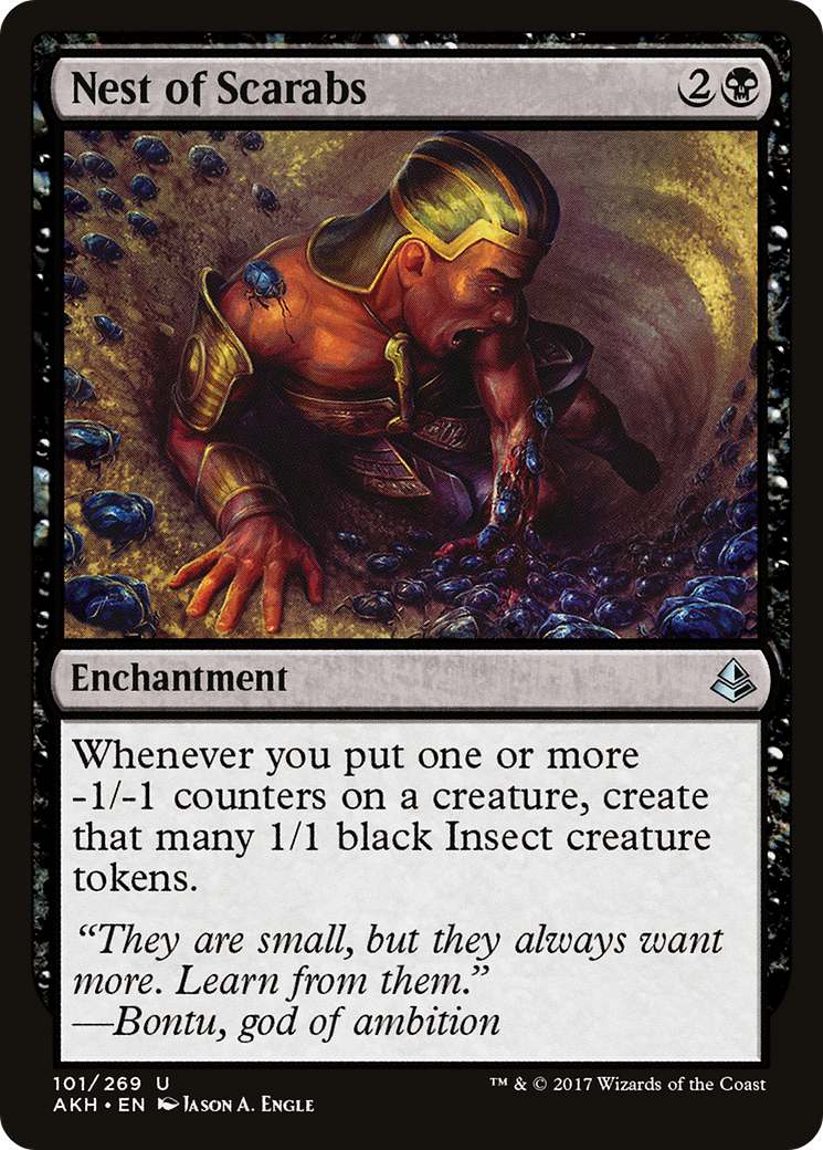 Nest of Scarabs – Amonkhet 101 – Magic: The Gathering single card Hauptbild