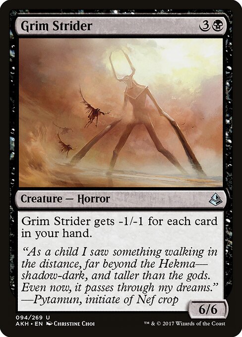 Grim Strider – Amonkhet (AKH-94) Magic: The Gathering card