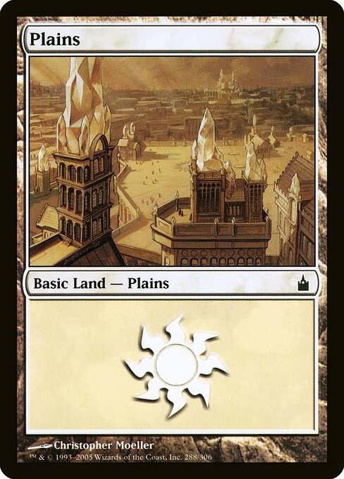 Plains – Ravnica: City of Guilds (RAV-288) Magic: The Gathering card