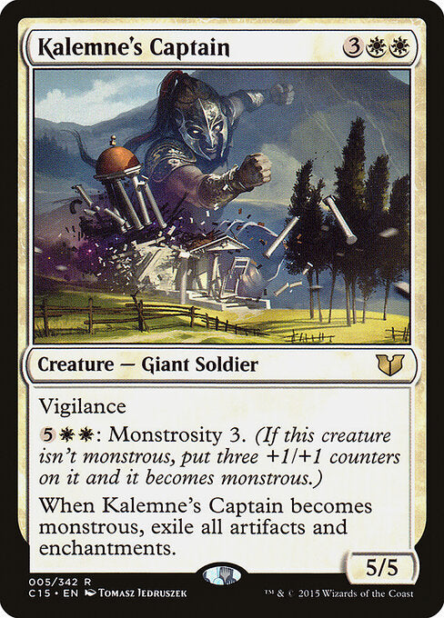 Kalemne's Captain – Commander 2015 (C15-5) Magic: The Gathering card