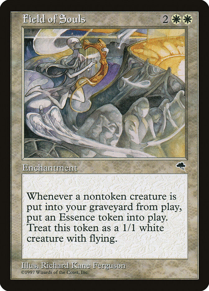 Magic-kaart Field of Souls TMP-18 uit Tempest (Rare)