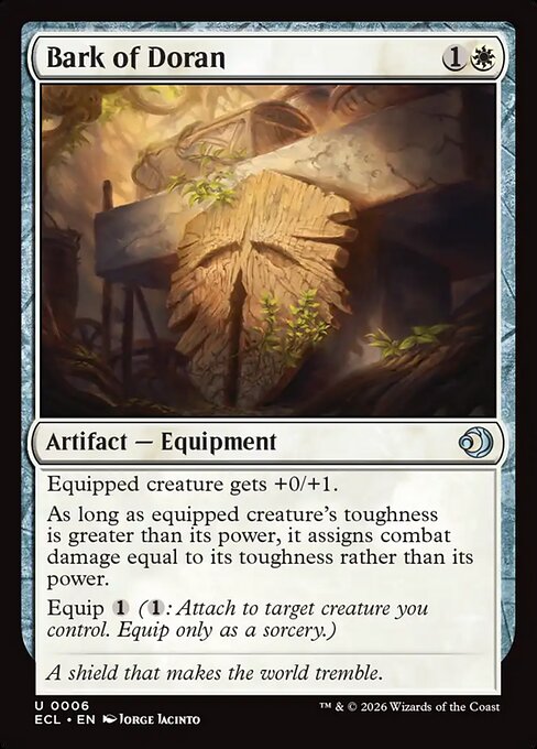 Bark of Doran – Lorwyn Eclipsed (ECL-6) Magic: The Gathering card Main image