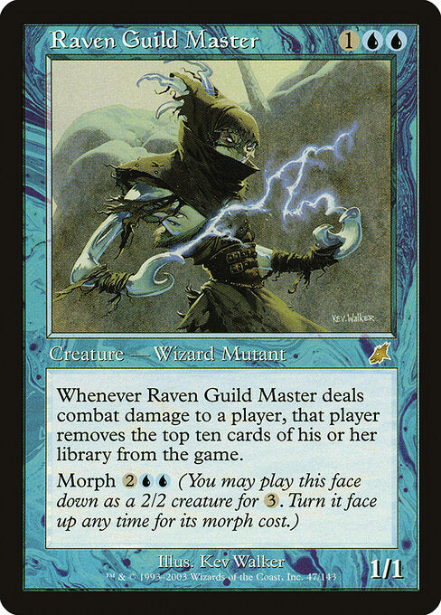 Raven Guild Master – Scourge (SCG-47) Magic: The Gathering card