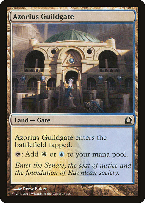 Azorius Guildgate – Return to Ravnica (RTR-237) Magic: The Gathering card Main image