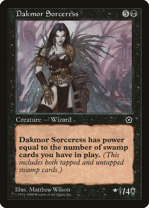 Dakmor Sorceress – Portal Second Age (P02-71) Magic: The Gathering card | LC-REM-20260804-15339545788748-985ef9ad-b842-40b7-8d56-98143ecef0dc