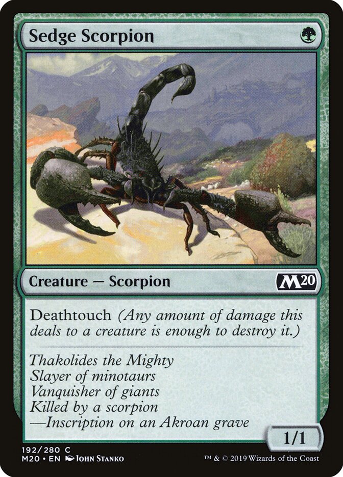 Sedge Scorpion - Core 2020 (Common) [M20-192]