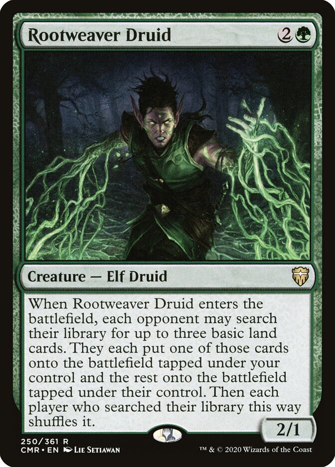 Rootweaver Druid - Commander Legends (Rare) [CMR-250]