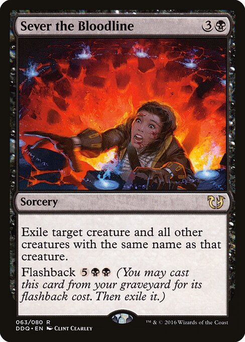 Sever the Bloodline – Duel Decks: Blessed vs. Cursed (DDQ-63) Magic: The Gathering card