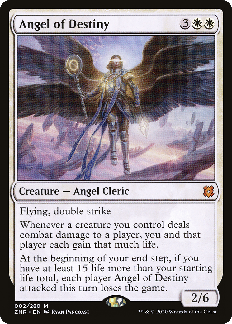 Angel of Destiny – Zendikar Rising 2 – Magic: The Gathering single card Imagen principal del producto