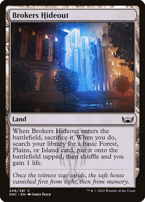 Brokers Hideout – Streets of New Capenna (SNC-248) Magic: The Gathering card | LC-REM-20260804-15383605182796-989b299b-daa9-4bda-94e2-9a2f0e8f2bce Hoofdafbeelding