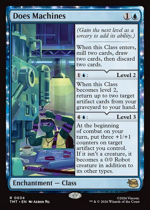 Does Machines – Teenage Mutant Ninja Turtles (TMT-34) Magic: The Gathering card | LC-REM-20260804-15611749040460-989da63a-2cbd-41a9-9bbb-99f4ad1c6a25