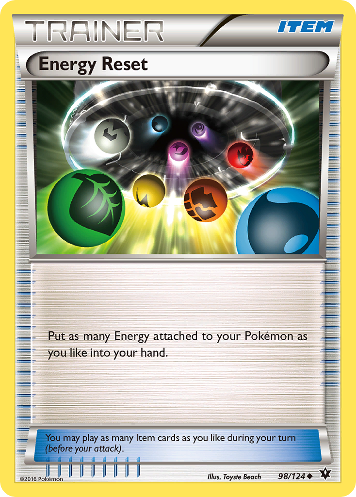Energy Reset – Fates Collide 98 – Pokémon TCG single card Hoofdafbeelding