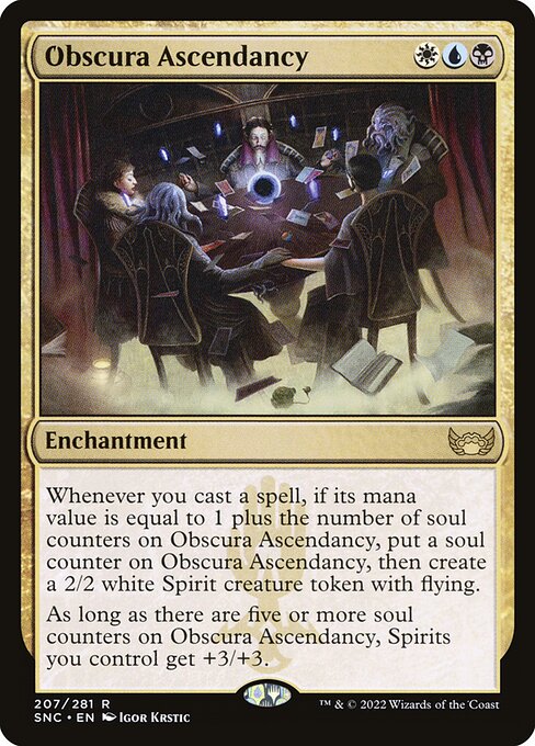 Obscura Ascendancy – Streets of New Capenna (SNC-207) Magic: The Gathering card Hoofdafbeelding