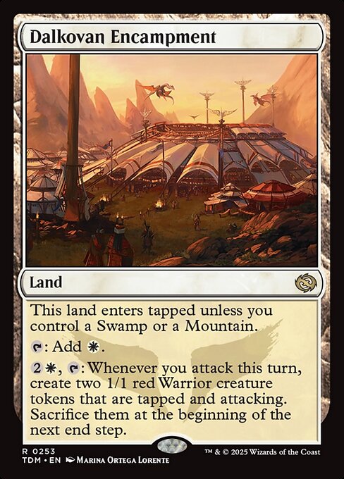 Dalkovan Encampment – Tarkir: Dragonstorm (TDM-253) Magic: The Gathering card | LC-REM-20260804-15401859055948-98ad5f0c-8775-4e89-8e92-84a6ade93e35